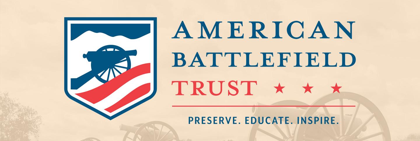The American Battlefield Trust logo. The subtitle reads: Preserve. Educate. Inspire.