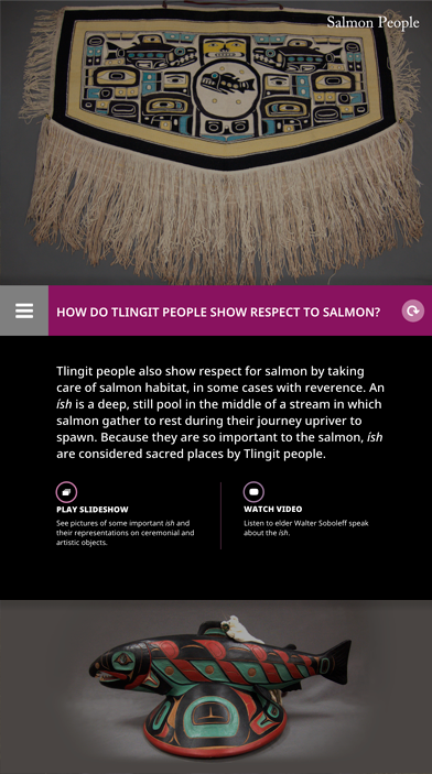 Screenshot of How Do Tlingit People Show Respect to Salmon